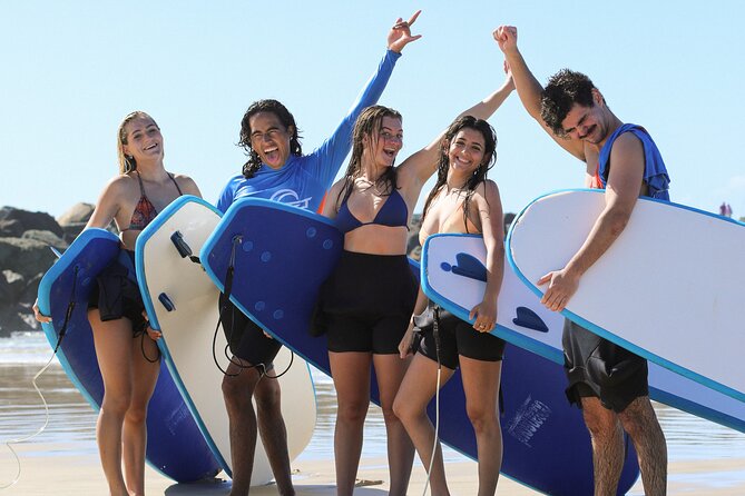 2 Hour Surf Lesson At The Spit, Main Beach (Ages 14+) - Key points at a glance