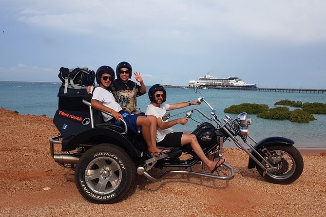 2hr Broome Trike Discovery Tour - Cable Beach from an open-air seat