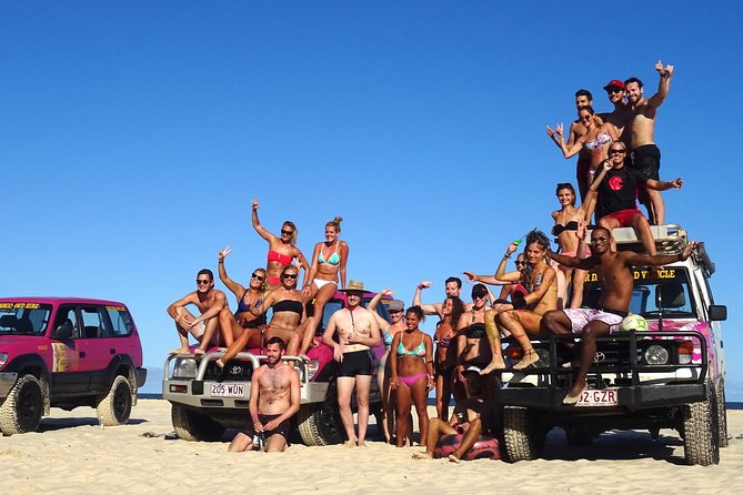 3 Day PINK4WD Tagalong Tour - K'gari/Fraser Island - Lake Birrabeen and the island’s blue water