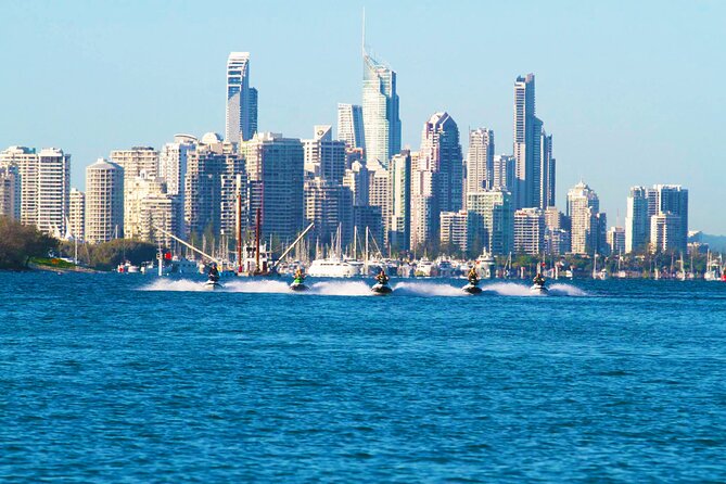 30 min Jet Ski Safari - Thirty minutes past four Gold Coast sights