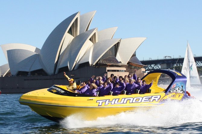 30-Minute Sydney Harbour Jet Boat Ride on Thunder Twist - Meeting Thunder Jet at Circular Quay