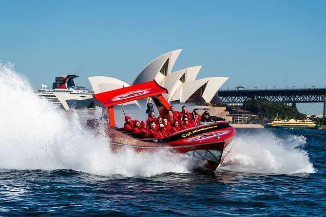 30-Minute Sydney Harbour Jet Boat Thrill Ride - Fort Denison, Goat Island, and the Navy fleet