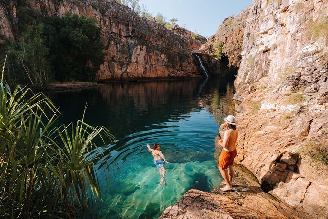 5 Day Kakadu Katherine Gorge Litchfield 4WD Camping Adventure - Day one: wetlands, crocodiles and Ubirr after sunset