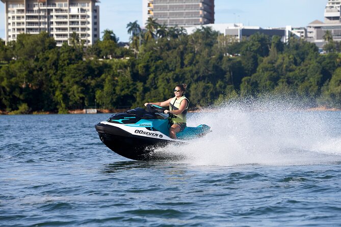 75-minute Die Another Day Jet Skiing in Darwin - Open water, spray, and speed
