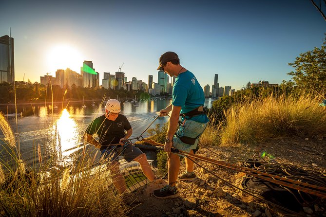 Abseiling the Kangaroo Point Cliffs in Brisbane - Meeting Riverlife at Naval Stores