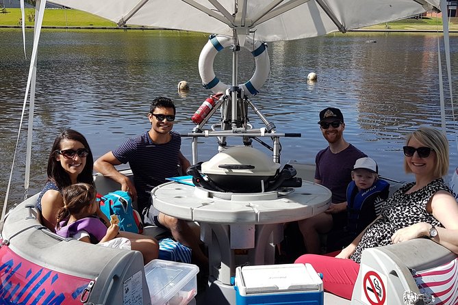 Adelaide 2-Hour BBQ Boat Hire for 3-6 People - Grilling lunch on the Torrens
