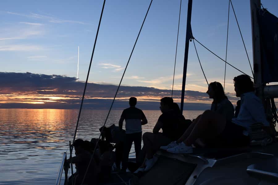 Adelaide: Glenelg Twilight Catamaran Cruise with Drink - Setting sail from Glenelg Marina Pier