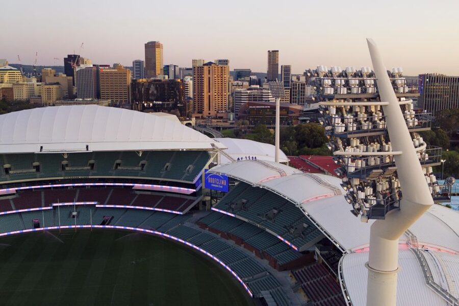 Adelaide: Sunset Rooftop Tour at Adelaide Oval - The photo, certificate, and cap