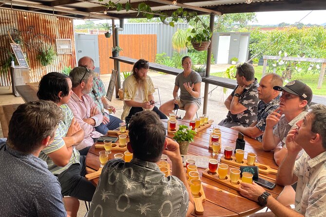 Afternoon Brewery and Distillery session: Tastings & transfers - Price and what the $111.17 covers