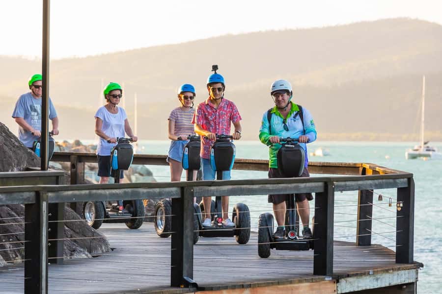 Airlie Beach: 3-Hour Sunset Segway Tour with Dinner - Along the Bicentennial Boardwalk