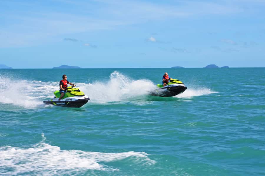 Airlie Beach: Jet Ski Safari Hour of Power and Marine Life - Rufus & Co. Cafe to the open water