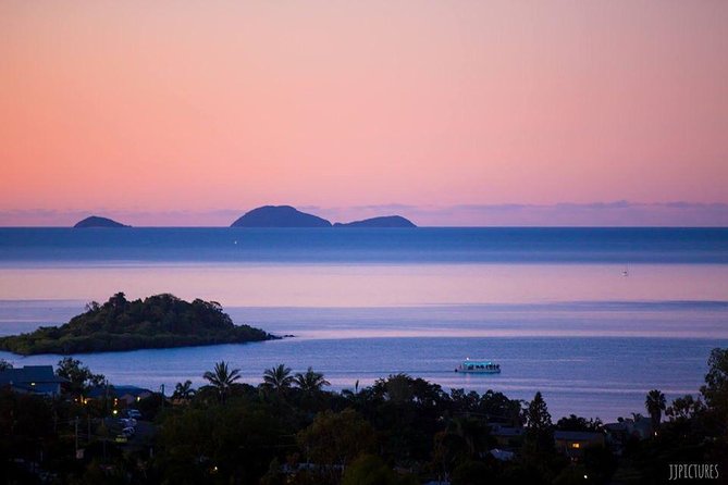 Airlie Beach Sunset Cruise - Leaving Coral Sea Marina as Airlie Beach opens up