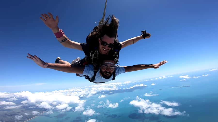 Airlie Beach: Tandem Skydiving Experience with Beach Landing - The safety briefing and tandem setup