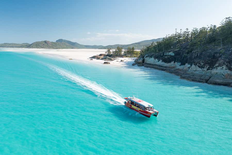 Airlie Beach: Whitehaven Full-Day Eco-Cruise with Buffet - Two Hook Island snorkel stops