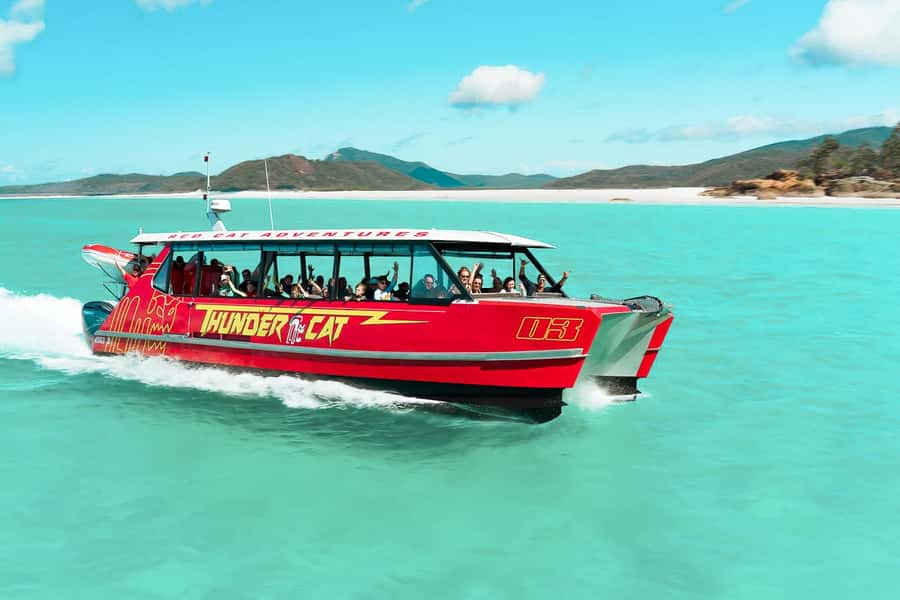 Airlie Beach: Whitehaven Full-Day Eco-Cruise with Buffet - The catamaran ride sets the pace