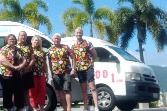AIRPORT TRANSFER between Cairns Airport & Port Douglas (6am-5pm) - The value of $42.22 per person