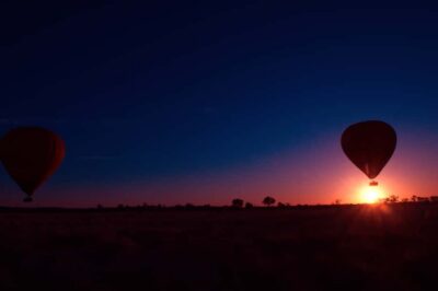 Early Morning Hot Air Balloon Flight