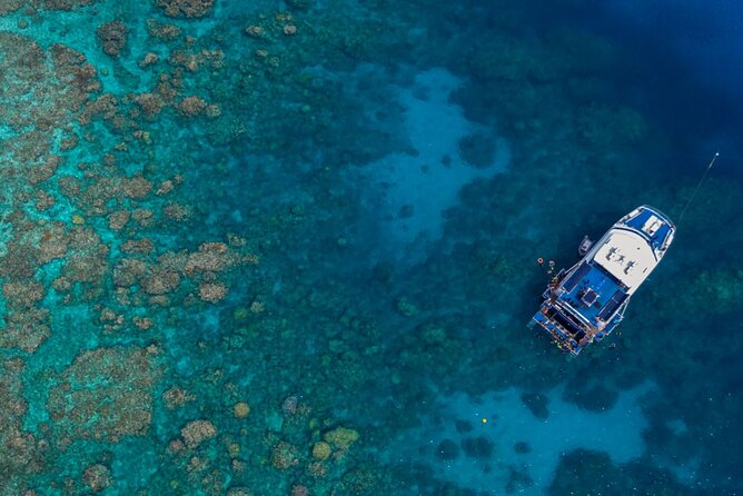 All Inclusive Great Barrier Reef Cruise w optional Scuba Diving - The first reef stop, usually Saxon Reef