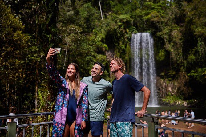 Barefoot Atherton Tablelands Adventure by Cairns Waterfalls - Lake Eacham shows the volcanic side of the region