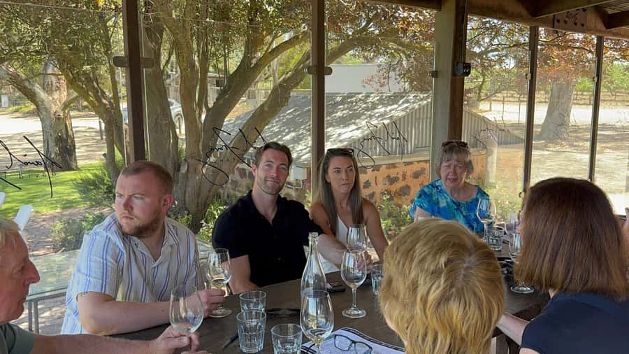 "Barossa Tour from Adelaide: 4 Tastings & Lunch Included" - Chateau Yaldara and the first glass of wine