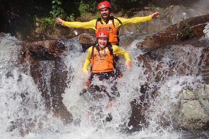Behana Canyoning Tour by Cairns Waterfalls - Safety briefing, harnesses and the first climb