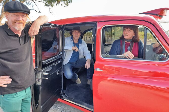 Big Red Full Day Private Tour - A red taxi makes the Barossa day feel different