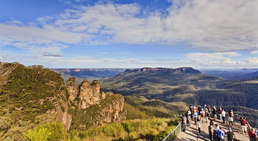 Blue Mountains Adventure: Scenic World, Zoo & Koala Photo - Katoomba Cascades and Cahill’s Lookout