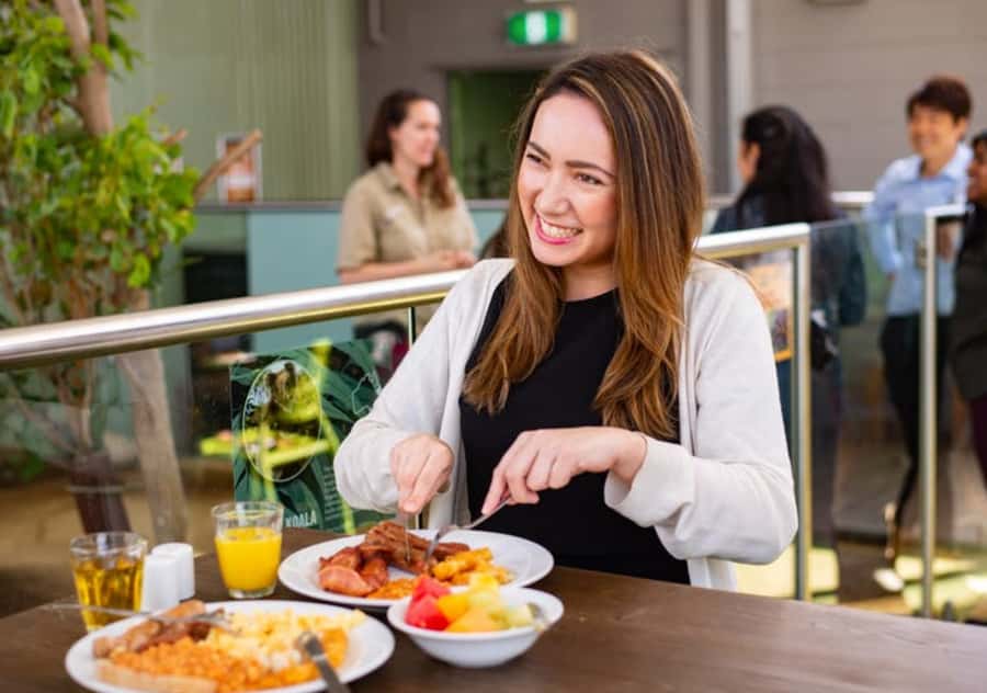 Breakfast with Koalas at WILD LIFE Zoo Darling Harbour - Breakfast among gum trees and banksias