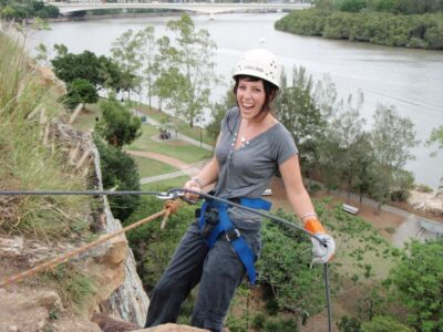 Abseiling at Kangaroo Point Cliffs
