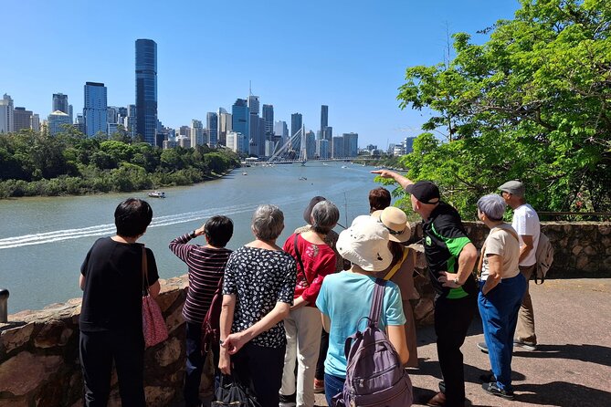 Brisbane Bus Tour: Max 10 people | Half Day | Morning tea inc. - Kangaroo Point Cliffs for a different city angle