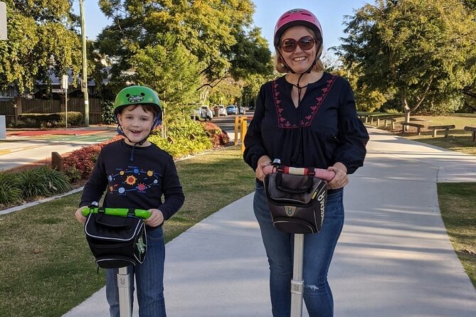 Brisbane Mini Segway Tour - Crossing Kurilpa Bridge