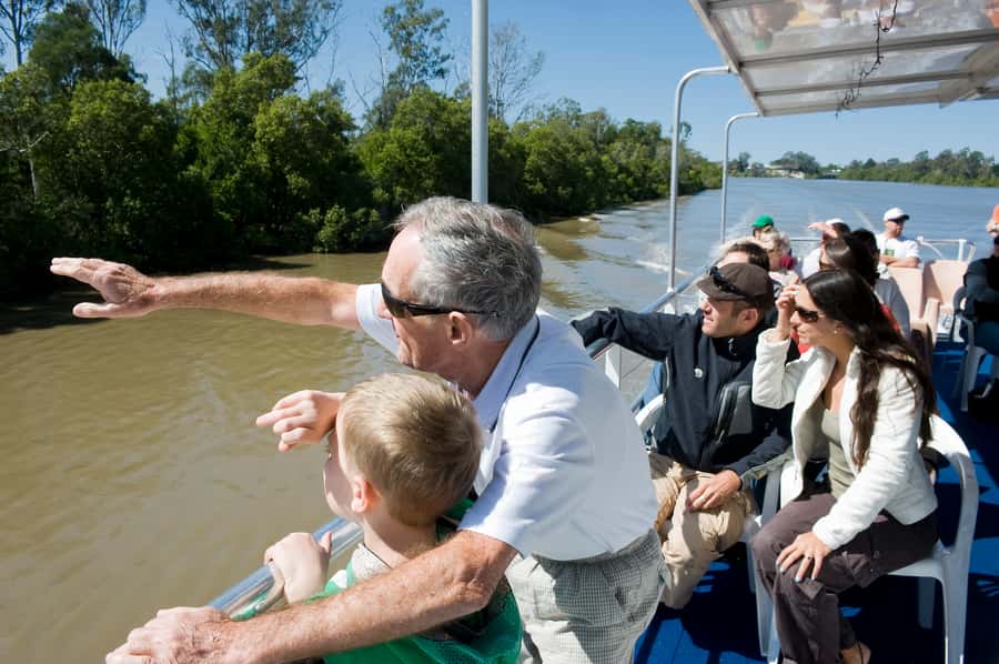 Brisbane River Cruise and Koala Sanctuary Visit - Raptor flights, sheepdogs, and the wider sanctuary