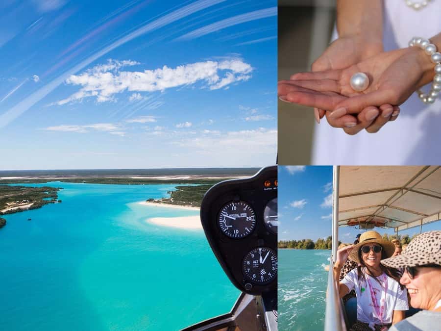 Broome: Helicopter Flight and Willie Creek Pearl Farm Tour - Arriving at Willie Creek Pearl Farm