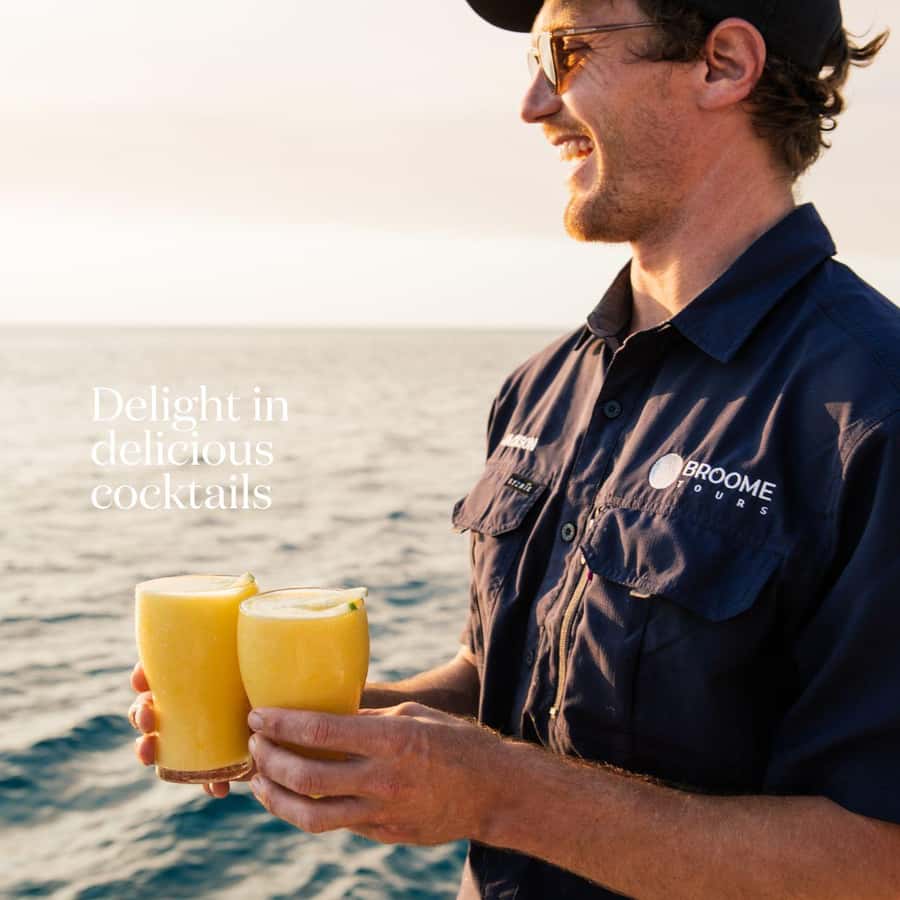 Broome's Iconic Catamaran Sunset Cruise - Starting with a Broome hotel pickup