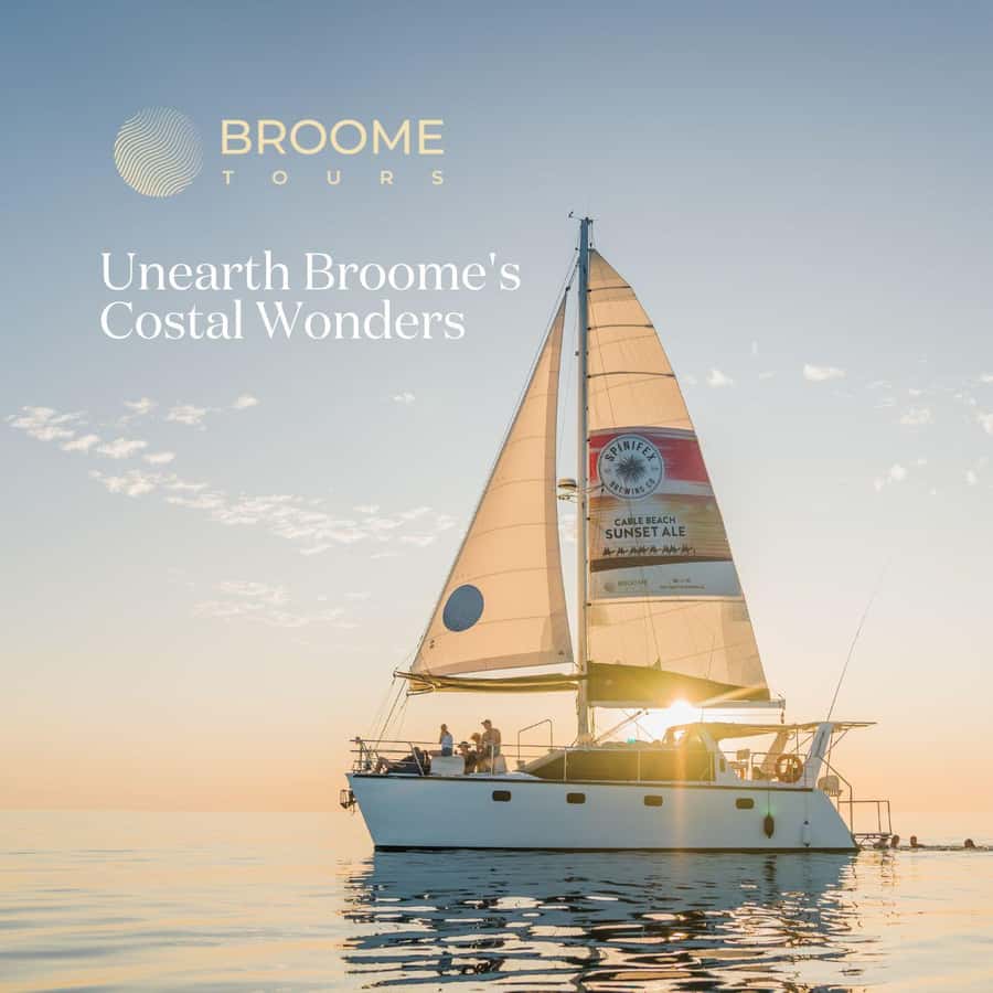 Broome's Iconic Catamaran Sunset Cruise - Settling aboard the 42-foot catamaran