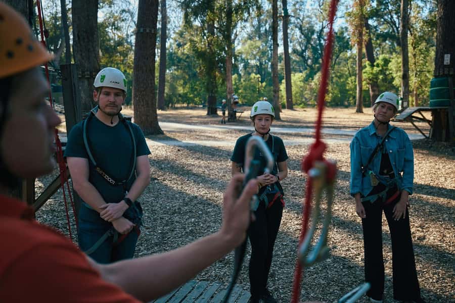 Busselton: Forest Adventure with Zip Lining and Rope Course - A forest course that gets harder as you go