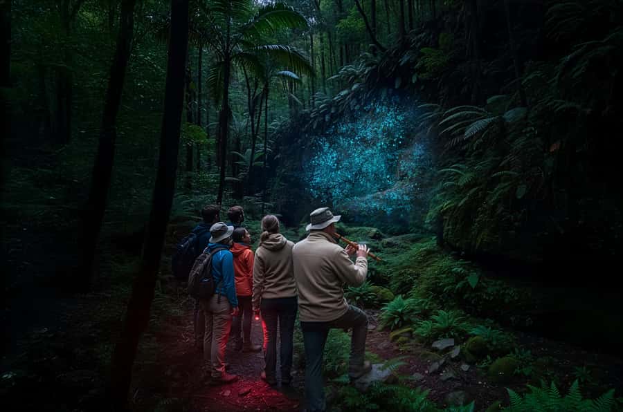 Byron Bay: Glowworms, Waterfalls & Rainforest Experience - Waterfalls, swimming and useful breaks