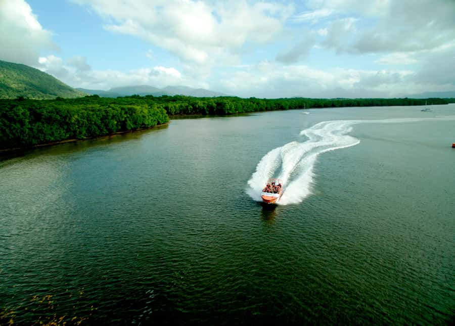 Cairns: 35-Minute Jet Boating Ride - Trinity Inlet from the water