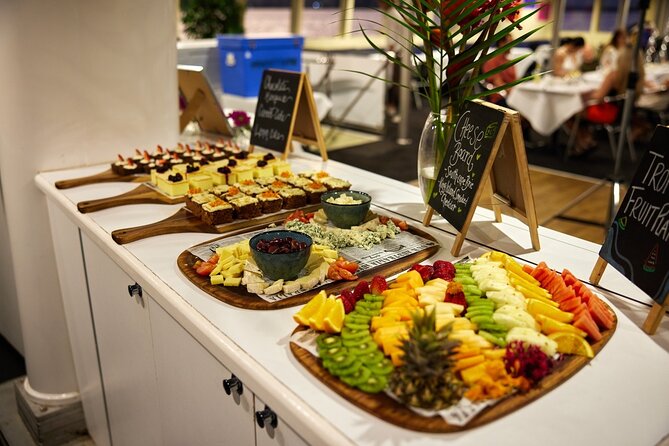 Cairns Catamaran Harbour and Dinner Cruise - The buffet: seafood, hot dishes, and mixed expectations