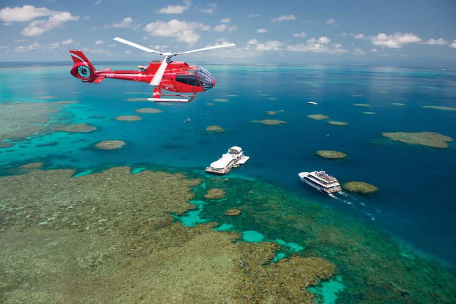 Cairns: Green Island + Moore Reef Activity Platform Combo - Snorkeling, semi-submarine, or a view from below