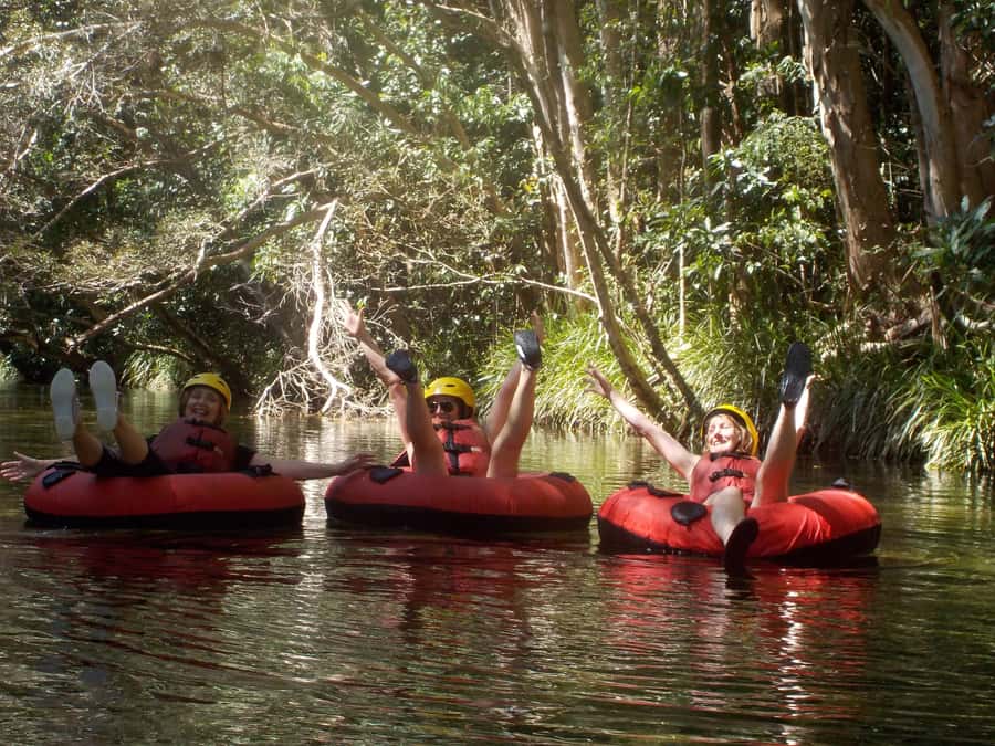 Cairns or Northern Beaches: Rainforest River Tubing - The first calm stretch sets the pace