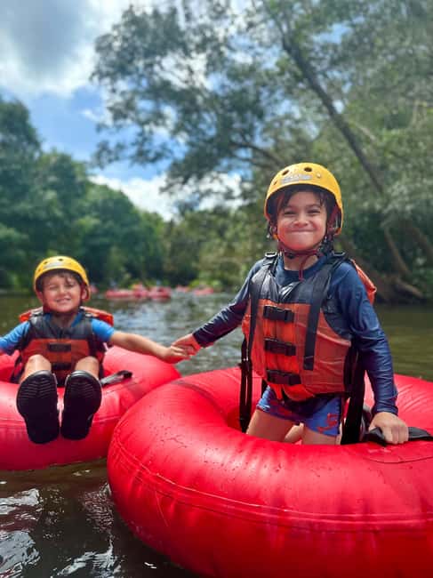 Cairns or Northern Beaches: Rainforest River Tubing - How much of the five hours is spent tubing?
