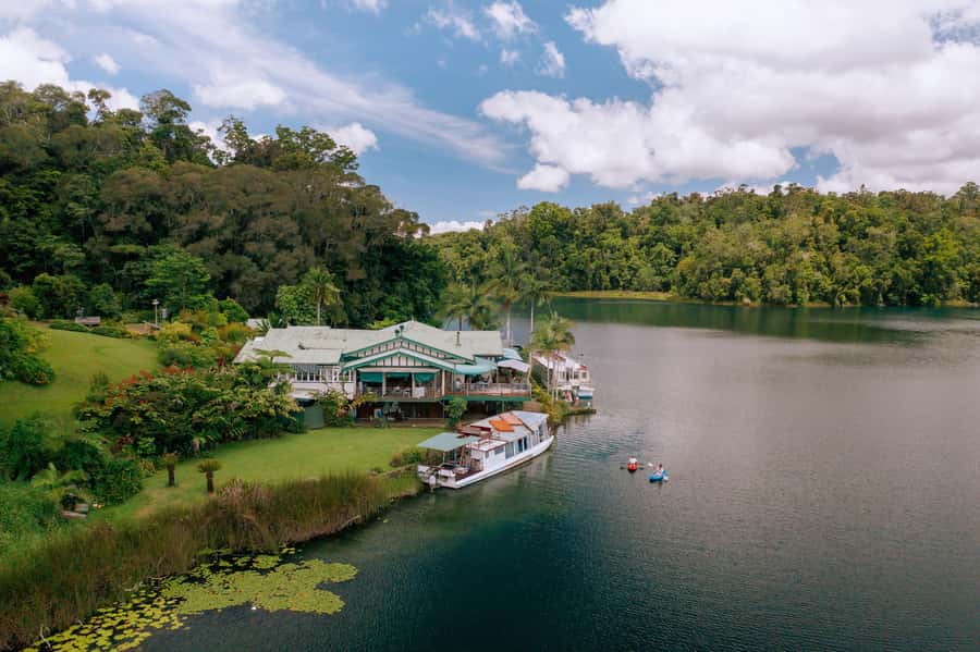 Cairns: Paronella, Lake Barrine & Millaa Millaa Falls Tour - The climb to Lake Barrine and the Atherton Tablelands