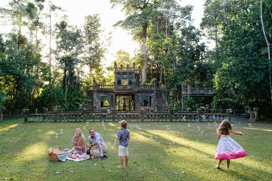 Cairns: Paronella Park Ticket - Walking the ruins, gardens, and waterfall