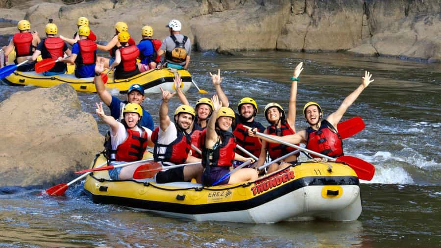 Cairns: Raging Thunder Barron Gorge River Rafting Trip - Safety practice before the rapids