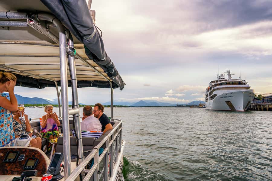 Cairns: Sunset River Cruise with Snack and Drinks - Mangroves, wildlife, and the working inlet