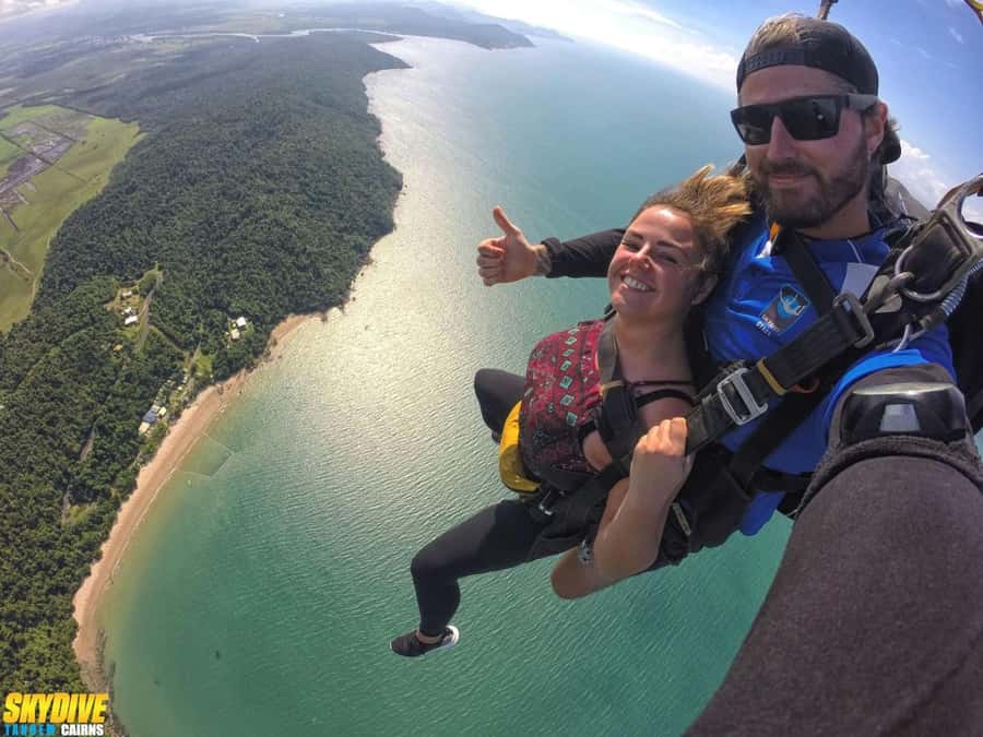 Cairns: Tandem Skydive - Flying above tropical North Queensland