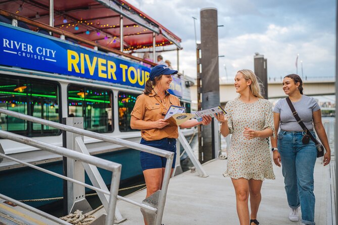 Cruise to Lunch Package: 10:30am – 2pm (3.5hr) - Bridges, cliffs, and Brisbane’s changing riverfront