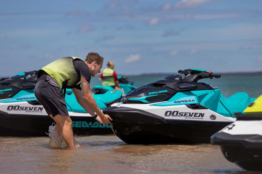 Darwin: Guided Jet Ski Tour - Learning the jet ski before turning up the speed