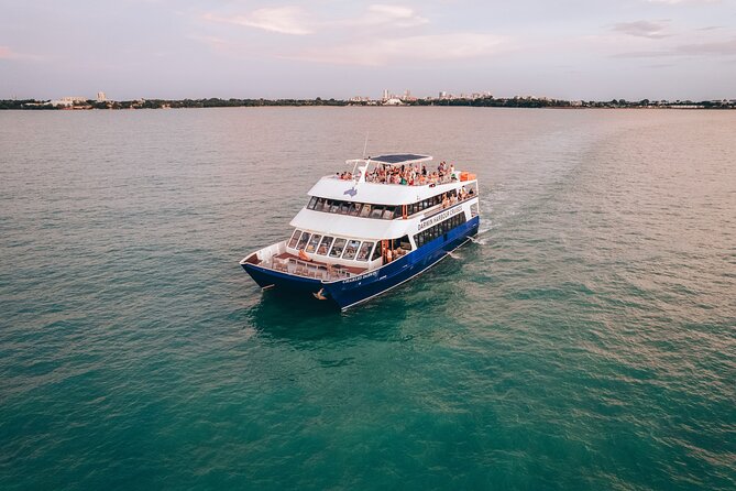 Darwin Harbour Gaze and Graze Sunset Cruise - Setting out from Stokes Hill Road at 6 pm